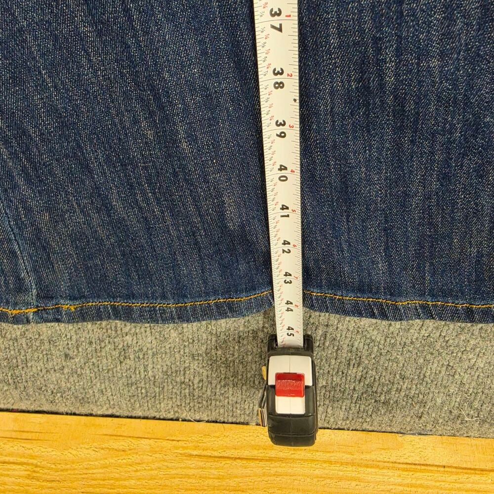 Pilcro Jeans 26 Wide Leg Trousers Denim Blue Casual Sailor Office Work Casual - Picture 16 of 16
